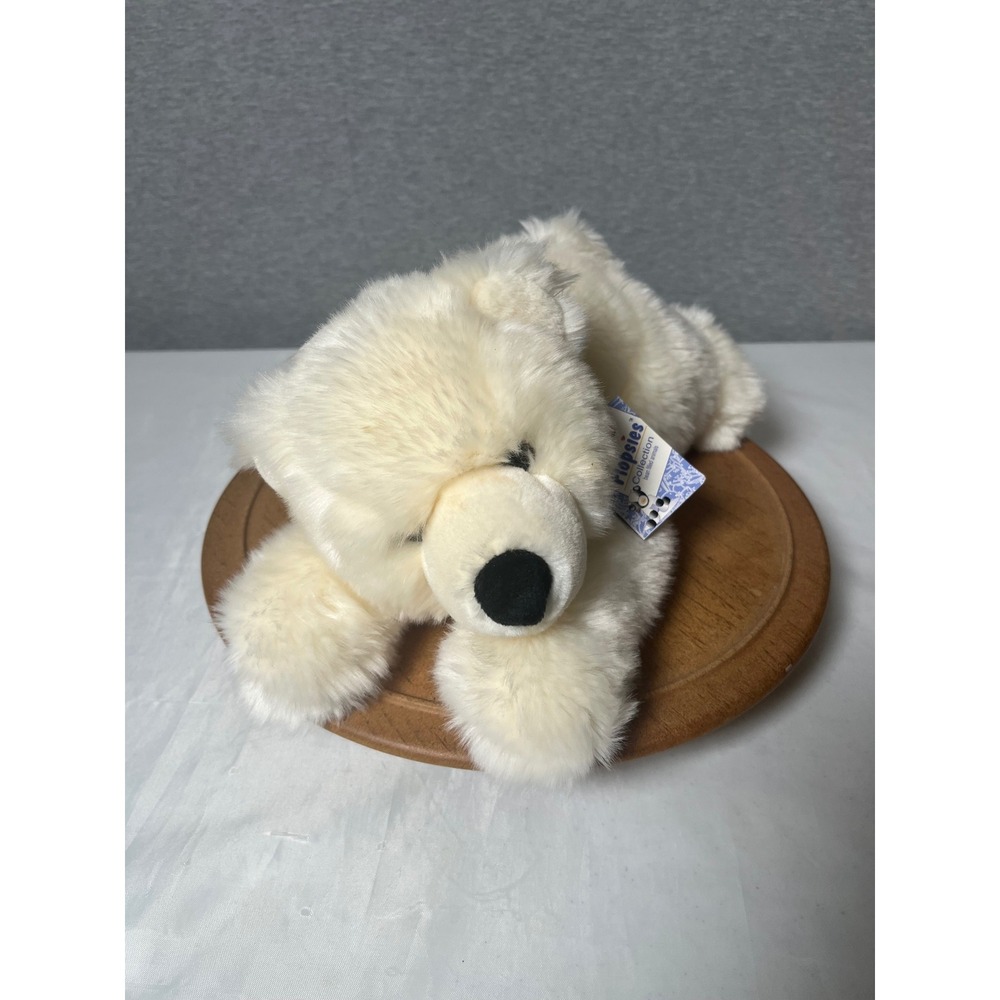 Aurora Flopsies Polar Bear Plush Cream White Stuffed Animal 12 Inch 31206